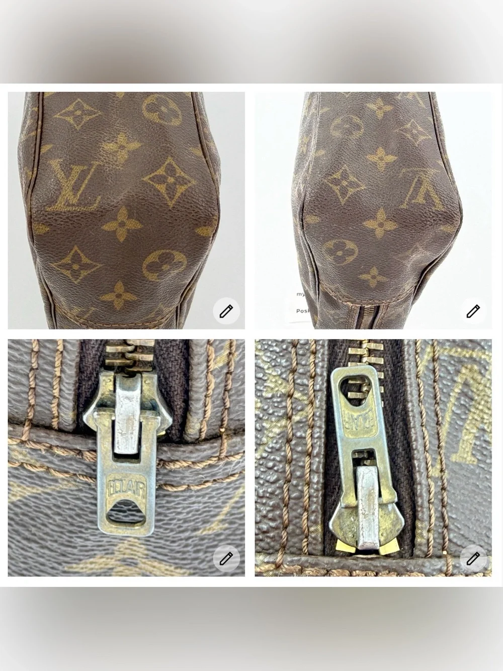 Louis Vuitton Trousse 28 Monogram Canvas Toiletry Bag w/Dust Bag and Entrupy COA - Picture 14 of 15